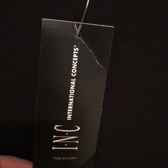 NWT SZ M, BOATNECK TEE, BODYCON, L/S, BLACK - Picture 5 of 8